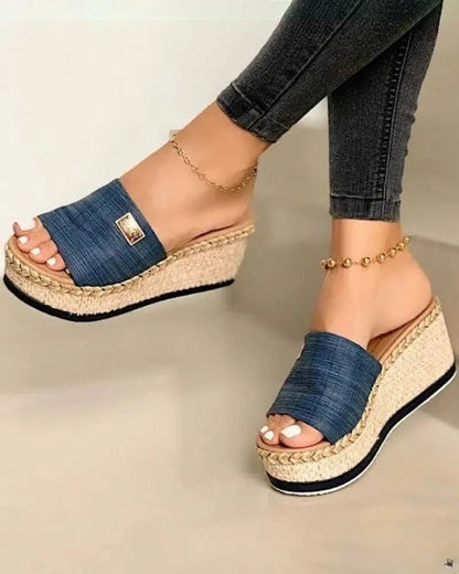 Olivia - Open-toe Platform Sandals