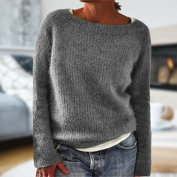 A modern sweater with a solid design for fashionable looks