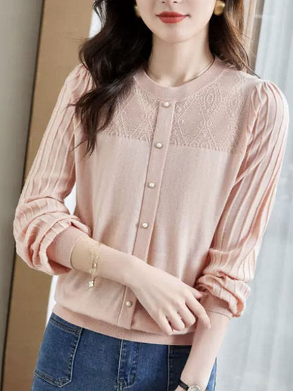 Ellisa Bloes | Long Sleeve Button Blouse