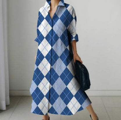 Marjorie - Elegant shirt dress for women