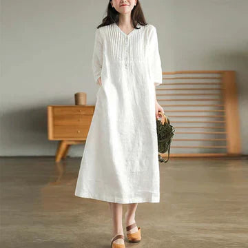 Silvia - Cotton dress for woman