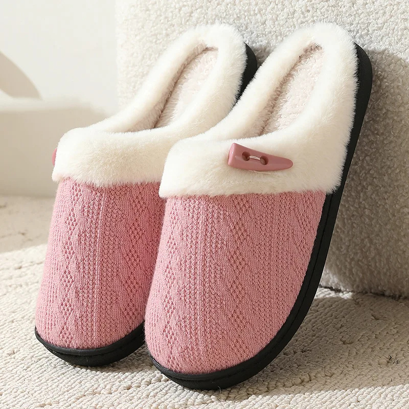 Faux fur flat slippers - Gwenaelle