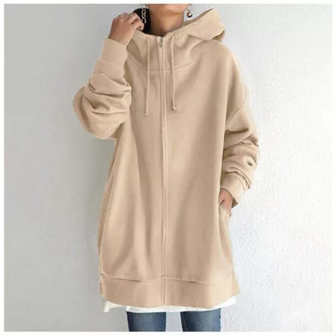 Klaralin | Ladies Long Hoodie | Warm