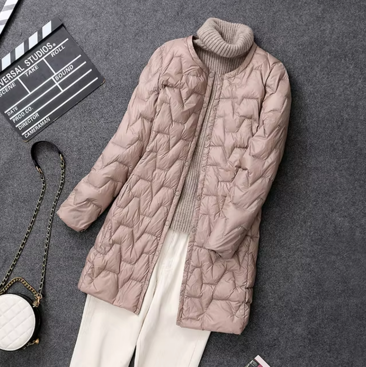 - Elegant puffer jacket