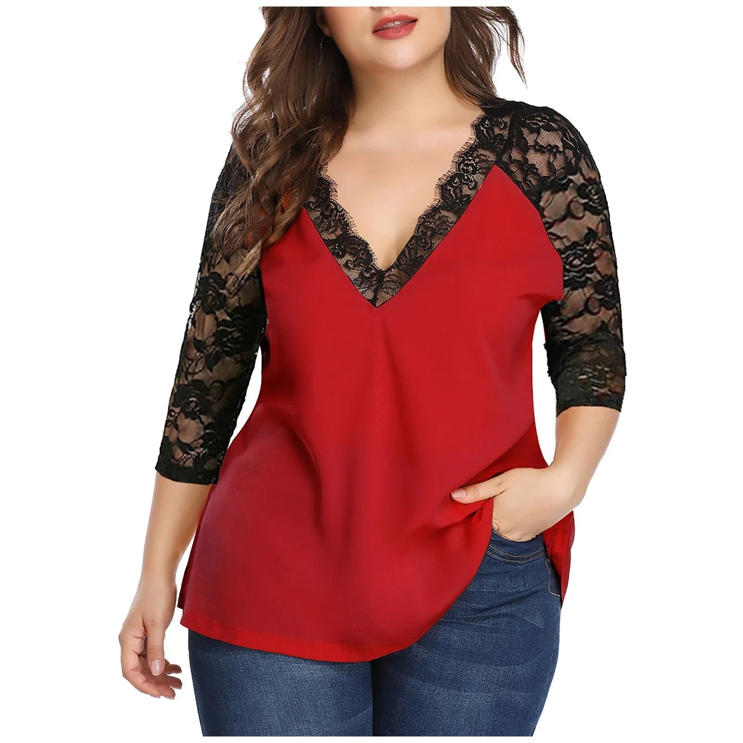 Vardi Dante™ Isa Plus-Size Blouse | Trendy & Flattering