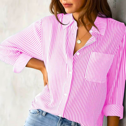 Jet - Women's Stripe Casual Blouse