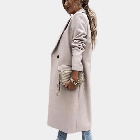 Elegant knee-length coat for all occasions