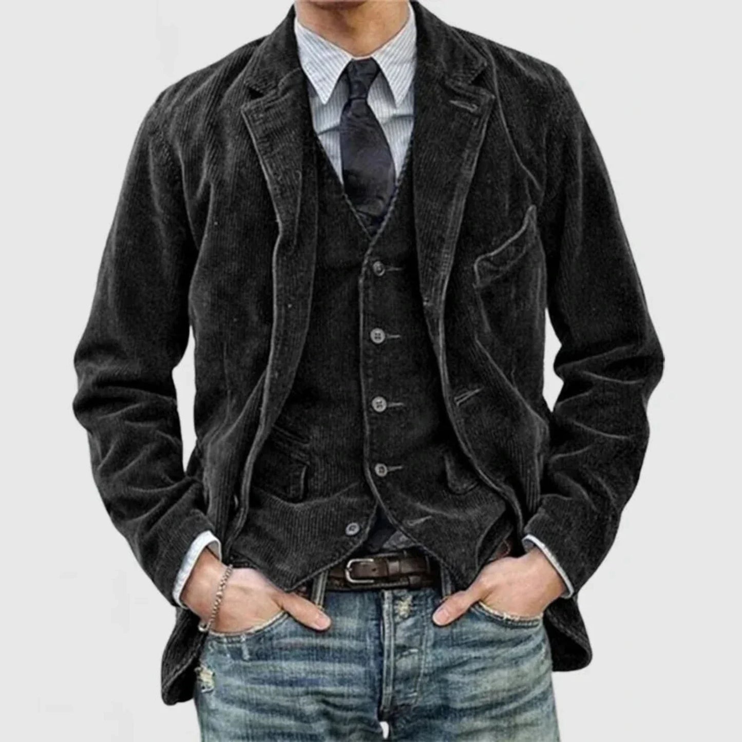 Frederik - Jacket - Classic - Trendy - Ideal for fall / winter for men