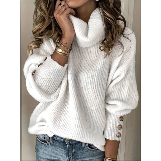 Women's sweater with turtleneck