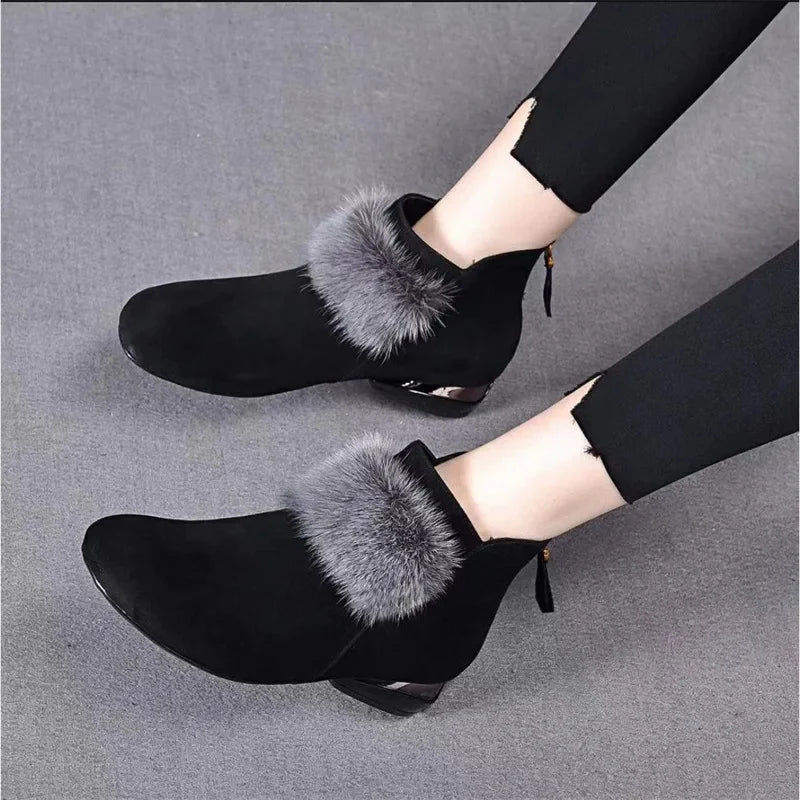 Pete Boots | Orthopedic Ankle Boots with Fur