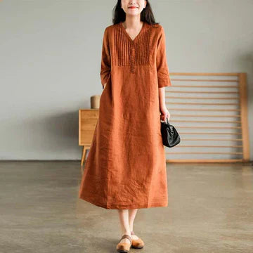 Silvia - Cotton dress for woman