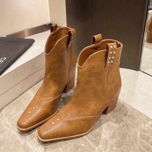 Pull-on cowboy boots - Reeve