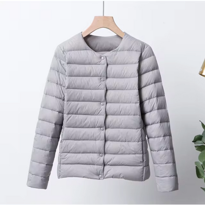 - Ultra-thin down jacket