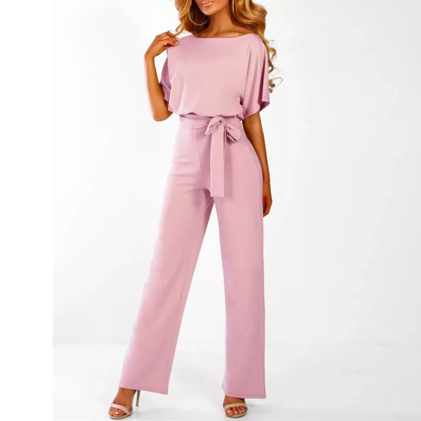 Sophie | high-waisted wrap jumpsuit