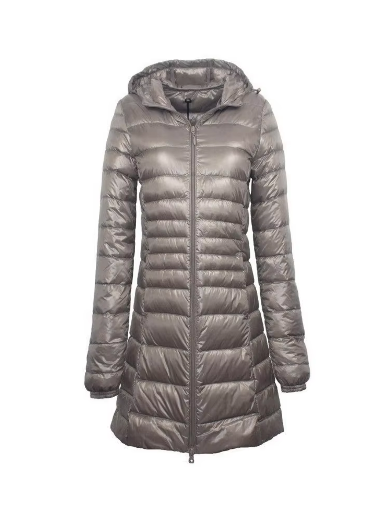 - Long quilted jacket