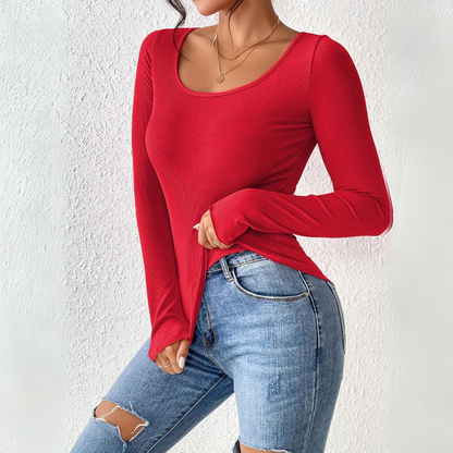 Casual stretch shirt for women