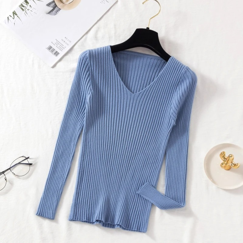 Yllona Sweater | Slim fit V-neck Sweater