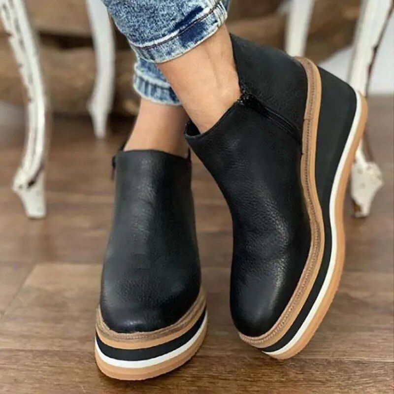 Brittani - Comfortable Ankle Boots for Women