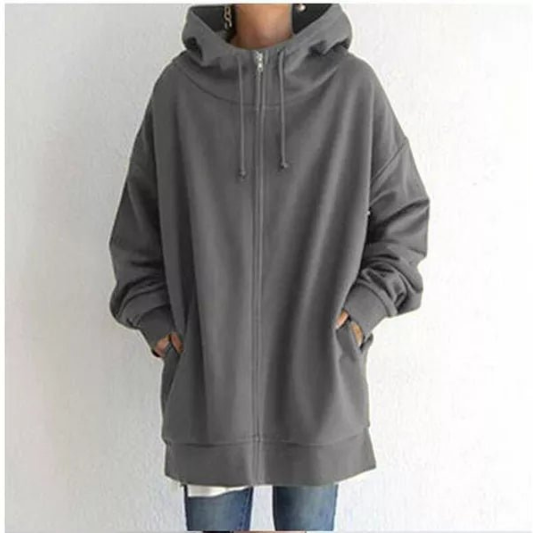 Jess | Long Hooded Jacket For Women Warm