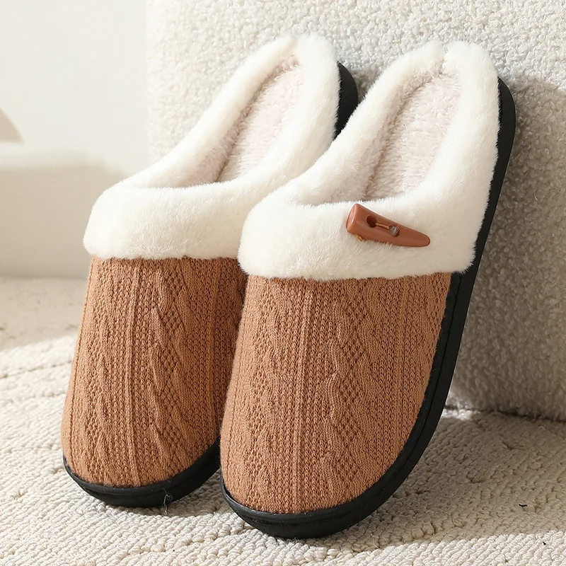 Faux fur flat slippers - Gwenaelle