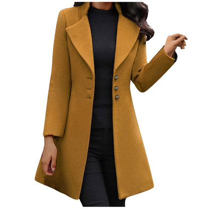 Buttoned jacket for women