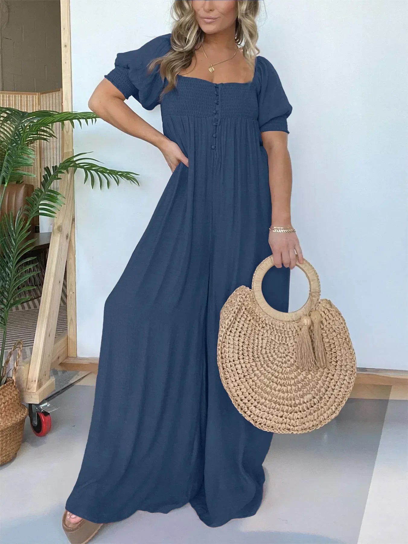 Amandine - Comfortable wide-leg jumpsuits