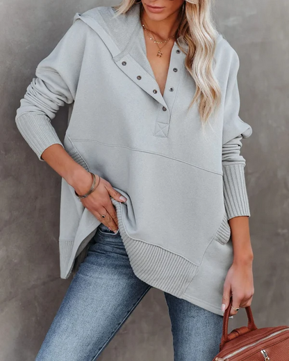 Jess | Dames Hoodie Met V Neck