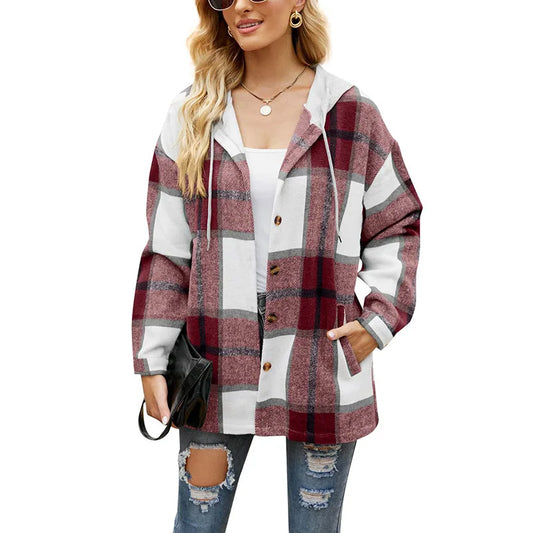 Yaderi - Classic Flannel Jacket for Women