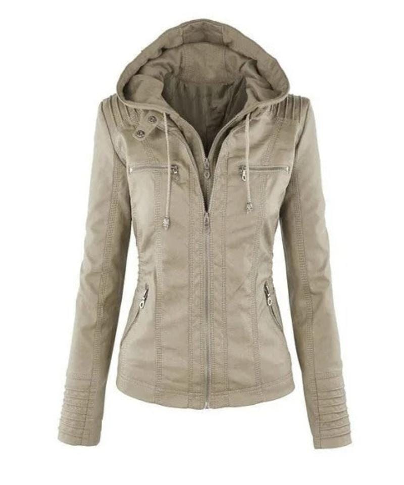 Ladies' vintage jacket with hood