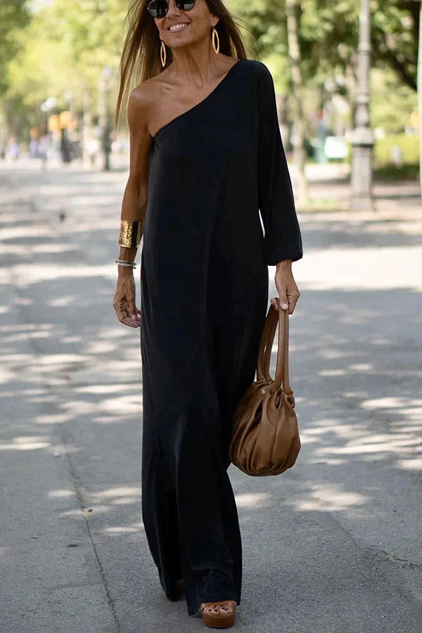 DIxie -Maxi dress with one shoulder