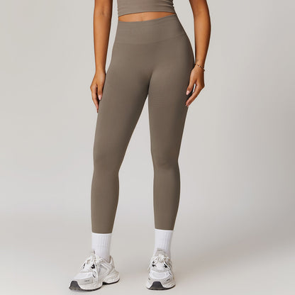 Jess Mode | Cool Fitness Ribbed High Waist Yoga Pants