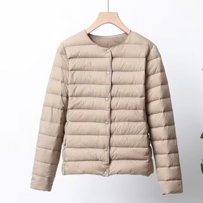 - Ultra-thin down jacket