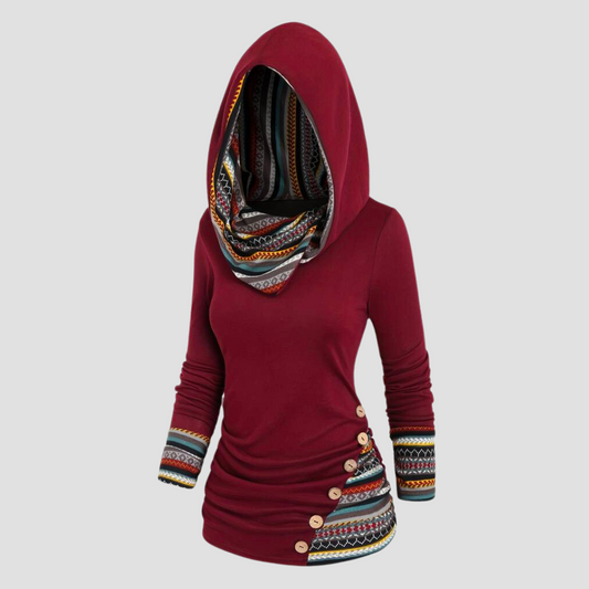 Jess | Ladies Boho Style Hoodie