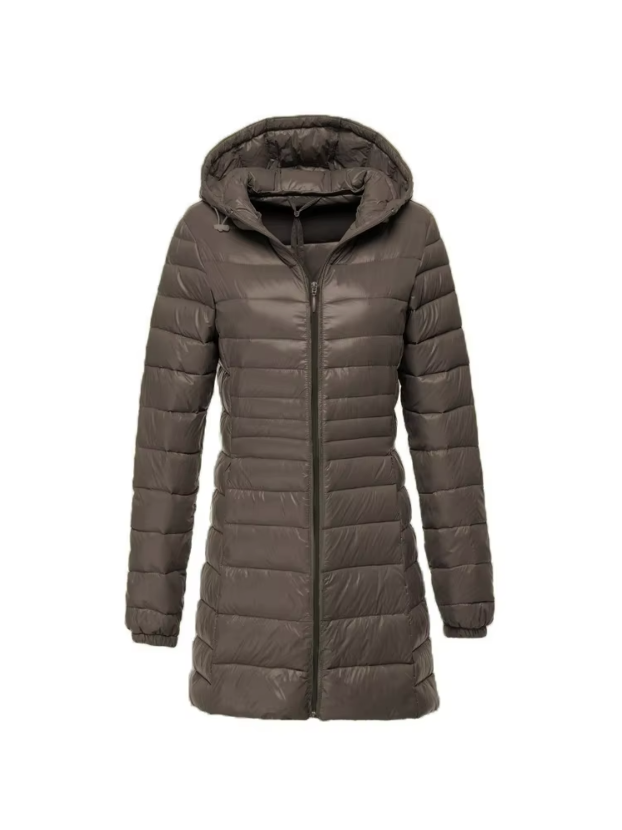 - Long quilted jacket