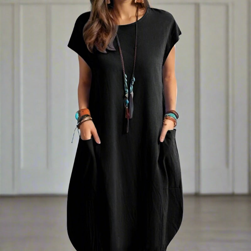 Lou - Fashionable maxi dress with pockets