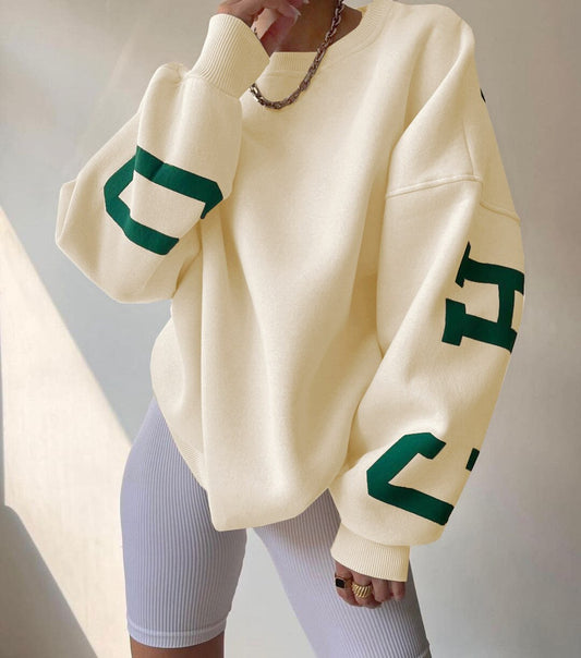 Ladies' oversized sweatshirt