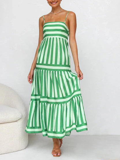 Cora - Striped maxi dress