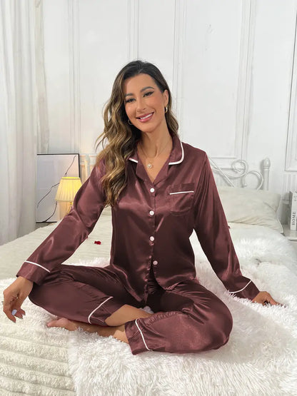 Jess-Mode - Satin pyjama set for women