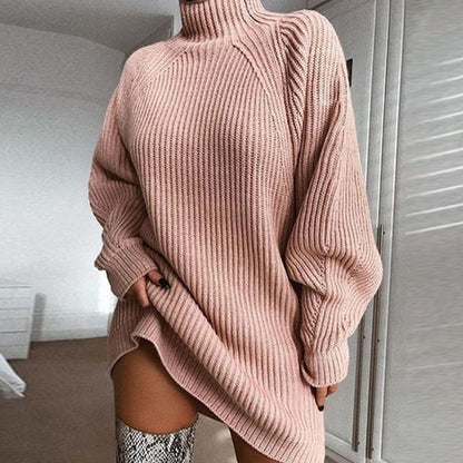 Tilly - Turtleneck Sweater Dress