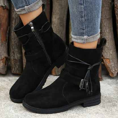 Diana - Suede Ankle Boots