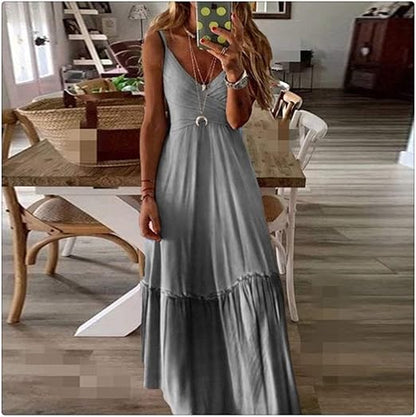 Sherie - Elegant casual long summer dress