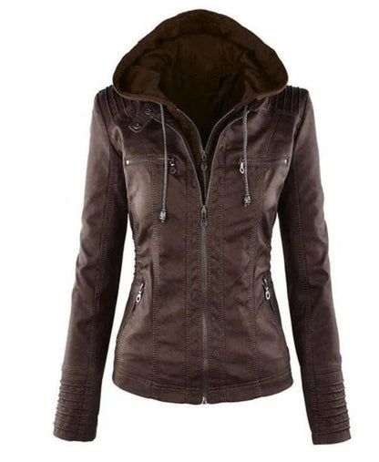 Ladies' vintage jacket with hood