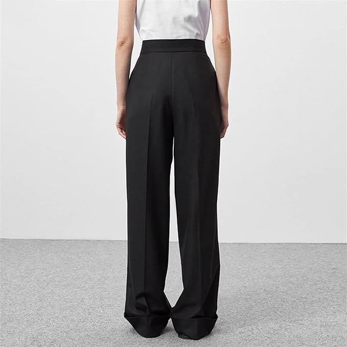 Flora - Oversized satin pants for women