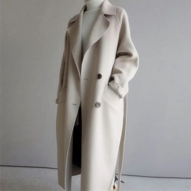 Ladies lapel coat