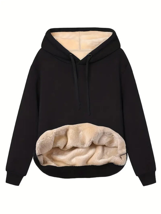 Cozy pocket hoodie for women