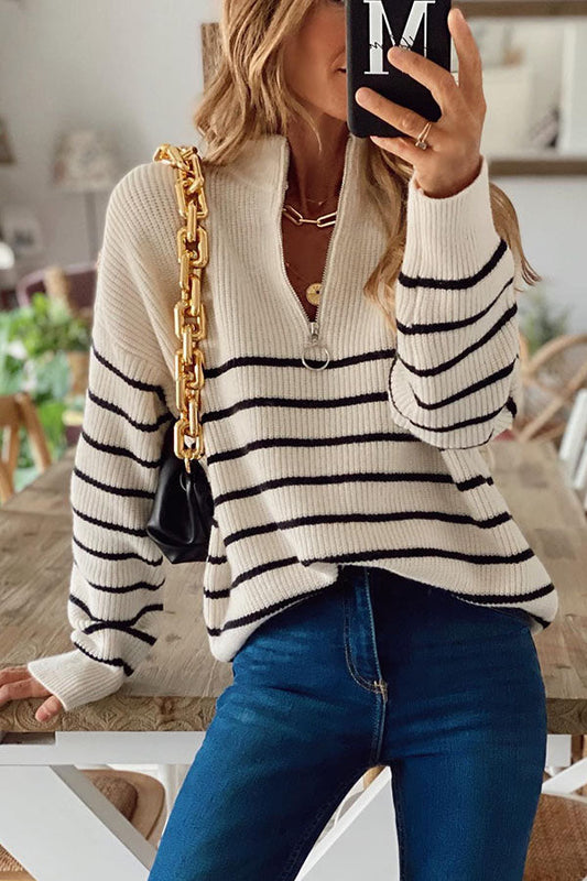 Wyla Sweater | Striped Sweater