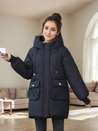 Warm oversized winter jacket with down filling for women | Ideal for autumn/winter