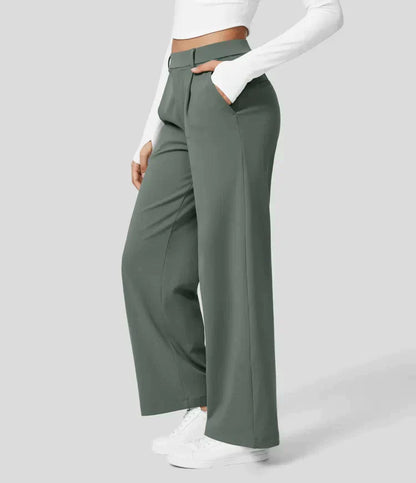 Grace - Women's Stretch High Waisted Straight Fit Pants