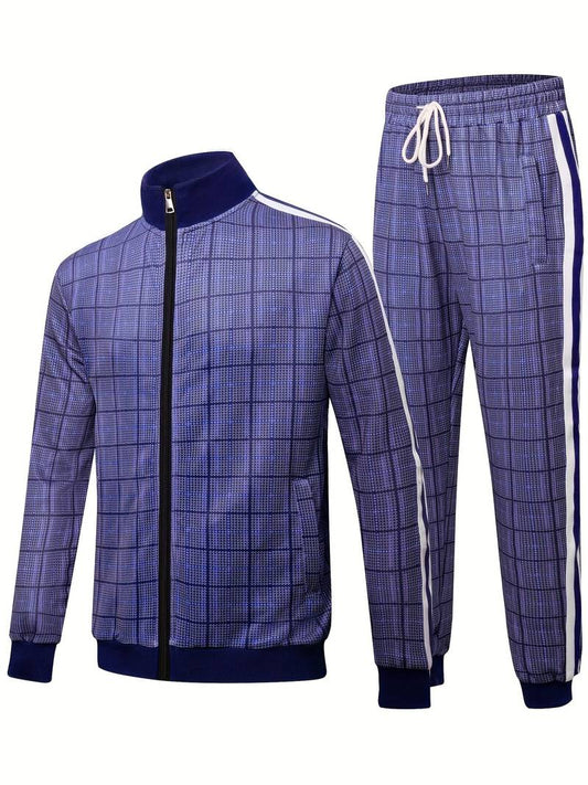 fashionable two-piece jogging suit in two parts