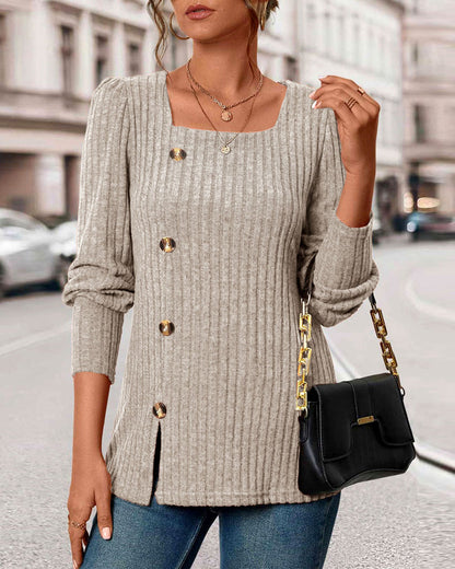 Flora - Elegant knit top